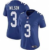 Women's New York Giants #3 Russell Wilson Blue 2025 Vapor Untouchable Limited Stitched Jersey Dzhi,baseball caps,new era cap wholesale,wholesale hats
